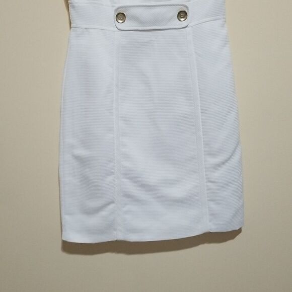 NWOT Sandra Darren White  Dress Size 10 - Picture 4 of 9